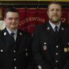 Drei Monate nach der ergebnislosen Kommandantenwahl bei der Speicherzer Feuerwehr hat es nun geklappt: 1.  Kommandant bleibt Tobias Leitsch (rechts), neuer 2. Kommandant wird Alexander Fehn.