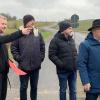Teilweise auf einer neuen Trasse schlängelt sich die KG 1 von Münnerstadt nach Reichenbach. Steffen Kiesel, Timo Becker, Michael Kastl und Thomas Bold sind froh, dass alles so schnell und unfallfrei über die Bühne gegangen ist.