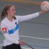 Svenja Schröder vom TV Segnitz schlägt auf: Mit Sonja Pfrommer vom TSV Dennach stellten die beiden Nationalspielerinnen im direkten Bundesliga-Duell zwischen Segnitz und Dennach eine Klasse für sich dar.