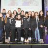 Insgesamt 29 Einzelsportler und sieben Mannschaften wurden bei der Jugendsportlerehrung des Landkreises am Freitag ausgezeichnet. Auf dem Foto die mit Gold geehrten zusammen mit Alexandra Rügamer (links), Frederick Wolf (Mitte) und Susanne Knof (rechts).