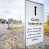 Das Corona-Testzentrum des Gesundheitsamtes Haßberge in Wonfurt schließt zum 1. März.