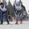 Die Freude am Langlauf-Wettkampf am Roten Moor steht den Sportlern ins Gesicht geschrieben.