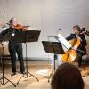 Die Musikerinnen des "Elisen-Quartetts" Anja Schaller (von links), Maria Schalk, Irene von Fritsch und Karoline Hofmann nahmen die Besucher mit auf einen Ausflug zur zeitgenössischen "minimal music" nach New York.
