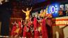 Die „Höörder Hüpfdohlen“, das Männerballett aus Haard, brachten einen Hauch von Bollywood in den Saal.