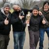 Mannschaft II mit Weitschusspokal von Ludwig Nico: Ludwig Nico, Ludwig Daniel, Vollmuth Tim und Siedler Stefan. Mannschaft II mit Weitschusspokal von Ludwig Nico: Ludwig Nico, Ludwig Daniel, Vollmuth Tim und Siedler Stefan.