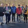 MdL Wolfgang Reinhart (Dritter von links) setzt sich für einen Radwegneubau zwischen Gerchsheim und Kist entlang der L / Staatsstraße 578 ebenso ein wie die beiden Bürgermeister Johannes Leibold (Großrinderfeld / Vierter von links) und Volker Faulhaber (Kist / Zweiter von links) sowie Akteure beider Gemeinden, der Bürgeroffensive „Lückenschluss“ und des ADFC-Kreisverbandes Main-Tauber.