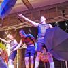 Blitz, Donner und Regen in den derzeit trockenen Sommern wünschten sich die Bergtheimer Bierzipfel bei ihrem Regentanz-Rap.