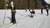 "Zugpferd" Sina Harbauer unterwegs mit Skischlittenfahrerin Lisa Dudela.