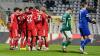 Die Bayern freuen sich über den Treffer zum 1:0 durch Timo Kern.