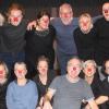 Auf dem Foto (oben): Sabine Strauß, Florian Heimbuchner,  Jutta	Gersitz, Bernd	Reußner, Frauke Pfeuffer, Silvia Kirchhof; (unten): Annette  Schuhmann, Prof. Barbara Metzger, Maike Jansen, Jochen Heil, Andrea	Kneis und Stefan Ferencz.