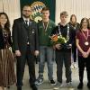 2. Bezirksjugendleiterin Katharina Junker, 1. Bezirksjugendleiter Dominik Ostheimer, Jakob Hertwig, Bezirksjugendkönig Maximilian Hetterich, Paul Schneidawind, 1. Bezirksschützenmeister Mathias Dörrie
