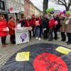 Aktionstag der ver.di und IG Metall Frauen Schweinfurt.