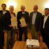 Auf dem Foto (von links): R.Kehrer, C. Schmitt, C. Maag, S.Michel, B.Scheckenbach, B.Menth, M.Thorwarth und L.Trunk.