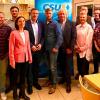 Nach den Neuwahlen beim CSU-Ortsverband Zellingen (von links): Uwe Weber (Beisitzer), Heiko Mauter (Beisitzer), Christian Endrich (Beisitzer), Jessica Fretschner (stellv. Vorsitzende), Thorsten Schwab (MdL), Maximilian Röder (Digitalbeauftragter), Rudi Röder (1.Vorsitzender), Dagmar Meder (Schatzmeisterin), Philipp Kromczynski (stellv. Vorsitzender), Robert Koch (Beisitzer), Stefanie Heßdörfer (Schriftführerin) und Karl-Heinz Lang (Beisitzer).