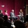 Sie gestalteten den Wilhelm Genazino-Abend in Bad Mergentheim (von links): Schauspieler und Sprecher Thomas Sarbacher, Anja Hirsch (Literaturwissenschaftlerin und Autorin), Jan Bürger (betreut im Deutschen Literaturarchiv Marbach den Nachlass des Autors) und Moderatorin Katrin Schumacher (Literaturkritikerin und Kulturredakteurin).