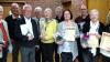 Im Bild (von links):  Kurt Emmert, Karl-Heinz Schodorf  (Vorsitzender des Volkschor 1891 Schweinfurt),                 Paul Zeitler, Jürgen Prisching, Heidi Engeland, Klaus Ettrich, Margit Prisching, Wolfgang Link, Ursula Göb,          Karin Grimmer. (Nicht im Bild: Erika Brand und Renate Schneider).