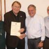 Gewählt und geehrt: Franz Böhm (2. von links) freut sich über die Gratulation des wiedergewählten Vorsitzenden Gottfried Hofmann, Gertrud Ziegler und Gerhard Löffler wurden ebenfalls im Amt bestätigt.