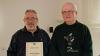 Im Bild (von links): Mitglied Hermann Stöhlein, 1. Vors. Bernd Winkel.