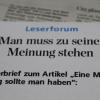 Leserforum: Schulumverteilung ist für die Kinder aus Gabolshausen und Untereßfeld ein herber Schlag