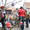 Beim Frühlingserwachen in der Kleinlangheimer Kirchenburg wird es - wie hier 2019 - an diesem Wochenende schon österlich.