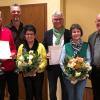 Auf dem Foto von links Monika Dietz, Dieter Stumpf, Frank Hepp, Hedi Stumpf, Hans-Bernd Bader, Sonja Bader, Georg Hansul und Harald Müller.