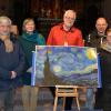 Mit einer Bildmeditation wurde von Klaus Roos, Rita Geißler, Bernhard Elsesser, Michael und Alexandra Zöller ein Bezug auf das Leben von Jesus dargestellt.