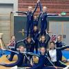 Freude über den gemeinsamen Erfolg: Die Turnerinnen des EGM wurden unterfränkische Vize-Meister.