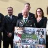 Der neu gewählte Vorstand im Segnitzer Schützenverein (von links): Schützenmeister Tobias Schober, Sportleiter Daniel Götz, der scheidende Schützenmeister Werner Götz, stellvertretender Schützenmeister Michael Baumann, Kassenwartin Andrea Baumann und Vergnügungswartin Silke Ziermann.