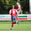 Sein Treffer reichte nicht: Sennfelds Steven Rumpel, hier beim Jubel im Oktober 2022, traf gegen Hesselbach zum 1:0, am Ende sprang aber nur ein 2:2 heraus.