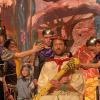 Szene aus dem Passionsmusical „Es ist vollbracht“ in der Erlöserkirche von B ad Kissingen.