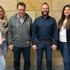 Auf dem Foto die 1. Vorsitzende Wirtschaft Diana Mußbach, Martin Hofmann, Martin Achtmann, 2. Vorsitzende Wirtschaft Hanna Hetterich.