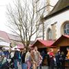 Zahlreiche Besucherinnen und Besucher strömten am Sonntag in die Kleinlangheimer Kirchenburg. Beim "Frühlingserwachen" gab es viel zu entdecken.