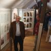 Stadtarchivar Ludwig Leisentritt (Bildmitte) eröffnete die Ausstellung "Feldgeschworene in Franken" mit einem Referat.