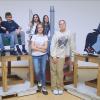 Auf dem Foto (von links): Jean-Francois Drozak, Kalle Ruppert, Hannes Pfister, Selina Klein, Lina Wendel, Sophie Polinski, Marie-Isabell Mayer, Mia Krumpholz, Lina Müller.