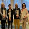 Im Bild (von links): Erika Nöth 20 Jahre, Christel Geeb, Marianne Firsching, Rita Kirst, Isabella Götz und Thekla Schlick 25 Jahre. Es fehlen Rudi Geeb und Rudi Kirst.