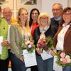 Bei der Feier zum 40. Geburtstags der Nordheimer CSU gab es Auszeichnungen für treue Wegbegleiter: (von links) Kreisgeschäftsführerin Gerlinde Martin, Ernst Borst, Gustav Förster, Eva Dinkel, Kreisvorsitzende Barbara Becker, Anita Sauer, Roman Sauer, Sibylle Säger und Harald Rauch.