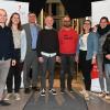 Bei einer Feierstunde wurde der bisherige Diözesanjugendseelsorger Stephan Schwab (Fünfter von links) verabschiedet. Das Bild zeigt ihn im Kreis der Mitwirkenden.