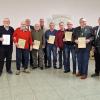 Auf dem Foto Sportwart SP Schmitt Andreas, Würkner Claudia, Groß Volker, Pohl Günter, Sieber Karl-Hosef, Sportwart LG Mauler Siegfried, Hugel Hans, Sorg Manfred, Würkner Günter, Oßwald Roland, Spenkuch Manfred, Galauke Dieter, 1. Schützenmeister Pohl Christian.