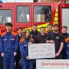 500 Euro bekam die Wiesthaler Jugendfeuerwehr. 500 Euro bekam die Wiesthaler Jugendfeuerwehr.
