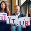 Die neuen Vorstände der Kulturwerkstatt Rhön-Grabfeld (von links): Manuela Michel (Vorstand), Friedemann Wunderlich (Zweiter Vorstand) und Heidi Kirchner (Schriftführerin).
