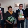 Im Rahmen des Jagdessens der Grundholden des Gemeinschaftsjagdrevieres von Humprechtshausen wurde der langjährige Jagdvorsteher Robert Schuler  feierlich verabschiedet. Im Bild von links: Bürgermeister Bernd Fischer, Magda und Robert Schuler, Gert Bauer, Sprecher der Jagdpächter des Jagdrevieres Humprechtshausen.