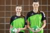 Die Schwestern Sarah (links) und Leonie Schulz spielen erstmals in einer Mannschaft zusammen. Und das durchaus mit Erfolg.