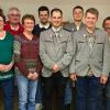 Der Vorstand (von links): Astrid Nix (Schriftführerin), Uwe Weyrich (Beisitzer), Waltraud Haag (Kassier), Kilian Schröder (Beisitzer), Eric Heim (2. Schützenmeister), Cedrik Rau (Besitzer), Luca Sillmann (1. Schützenmeister), Reiner Hergenhan (Schriftführer Gau). Der Vorstand (von links): Astrid Nix (Schriftführerin), Uwe Weyrich (Beisitzer), Waltraud Haag (Kassier), Kilian Schröder (Beisitzer), Eric Heim (2. Schützenmeister), Cedrik Rau (Besitzer), Luca Sillmann (1. Schützenmeister), Reiner Hergenhan (Schriftführer Gau).