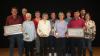 Auf dem Foto (von links): Peter Menig, Walter Ulram, Elisabeth Menig, Roswitha Fries, Edeltraud Krank, Inge Burkard, Elsbeth Rauch, Helga Schmidt, Werner Burkard, Steffen Fries, Liane Schilling.