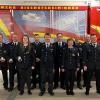 Bürgermeister Seiffert überreichte (von links) Dietmar Hohn, Gerhard Mai, Laura Holzheimer, Maxi Richter und Marvin Hofmann die Waldbrand-Medaille des Freistaates Sachsen. Für ihre Dienstzeit wurden Erwin Hohn (40 J.), Ilona Reukauf (25 J.), Oswald und Stefan Kleinhenz (40 J.), Thomas Finger und Simeon Muck (20 J.) von Kdt. Christian Hoenen geehrt. Auf dem Bild fehlen: Janina Mai (25 J.), Christian Mai (30 J.), Jürgen Enders (40 J.) und Wolfgang Finger (50 J.).