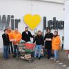 Viele Hände schaffen mehr (von links): Julian Heid, Gisela und Hermann Spinrath, Sebastian Hauck (1. Bürgermeister Markt Werneck), Kevin Lenz, Tina Schlie und Brigitte Rösch-Ibel. 