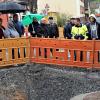 Über die Baumaßnahmen an der Ortsdurchfahrt in Billingshausen informierte sich der Gemeinderat vor Ort.