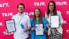 4x4-Preis in Berlin gewonnen  (von links): Lukas Weimann, Anna Meusert und Christina Diem-Puello.
