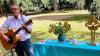 Pastor Siegfried Reissing beim Sommerfest der EmK im Ringpark.