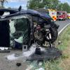 Alleine beteiligt verlor der Autofahrer auf der Staatsstraße 2260 zwischen Nordheim und Volkach die Kontrolle über sein Fahrzeug.